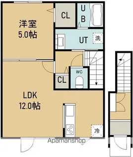 アシル ハイム【2階】の間取り